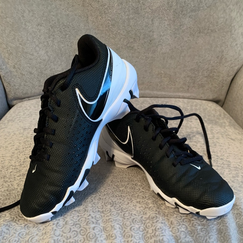Nike football cleats, size 4.5Y